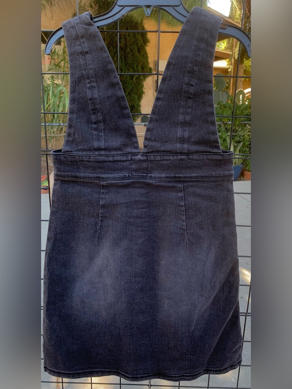 Levi's Black Denim Button-Front denim Dress size 12 - Picture 6 of 8